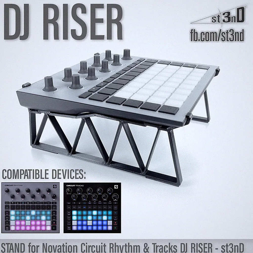 DJ RISER STAND for Novation Circuit Rhythm & Tracks