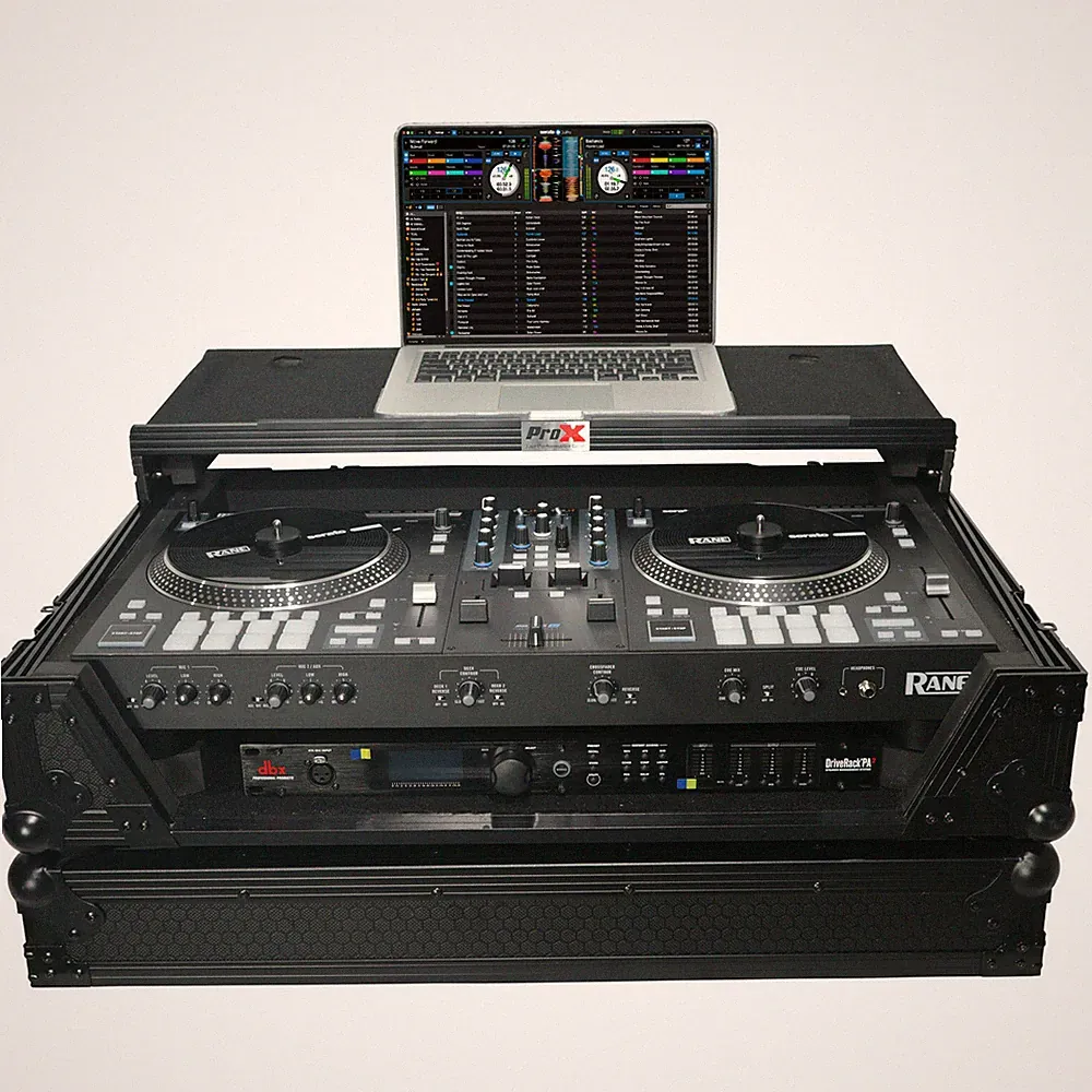 DJ Road Case Black & Black fits RANE ONE Dj Controller