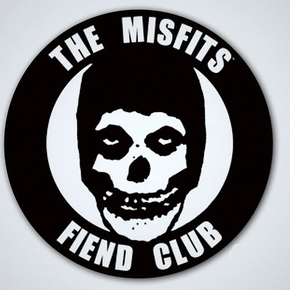 DJ Skull Misfits #3 Fiend Club Slipmat Turntable 12" LP Record Player Audiophile