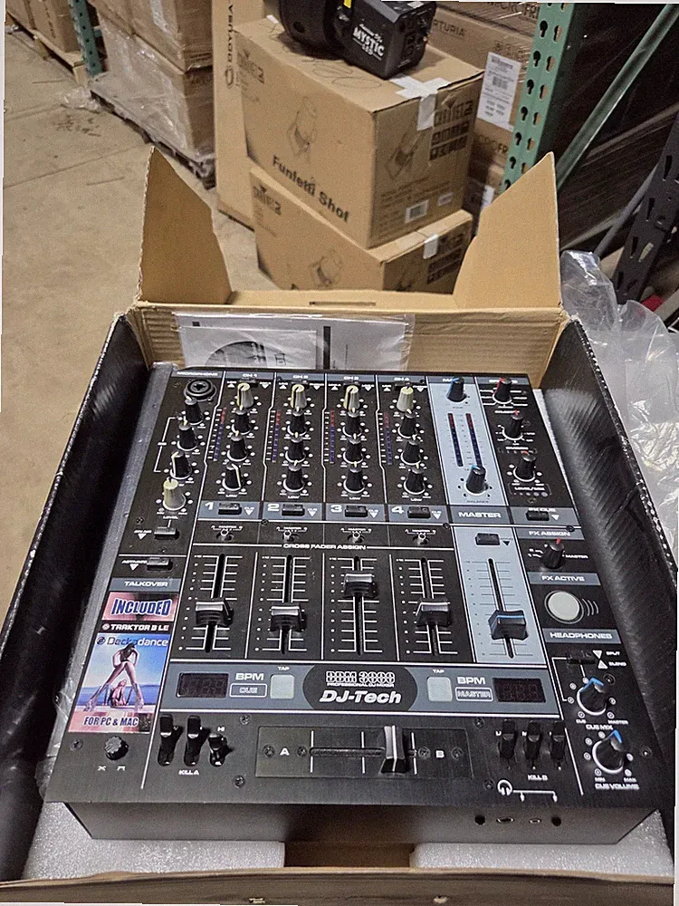 DJ Tech DDM-3000 Professional 5-Channel DJ Mixer - Used