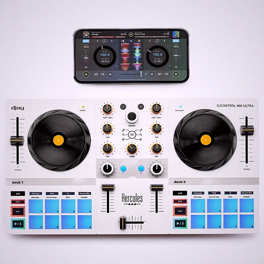DJControl Mix Ultra – Mobile DJ Controller for Smartphones iOS/Android