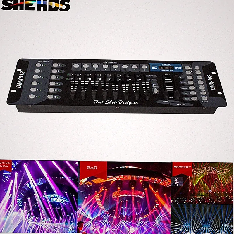 DMX 512 192 Channels Operator Console Controller For Stage Lighting DJ Club