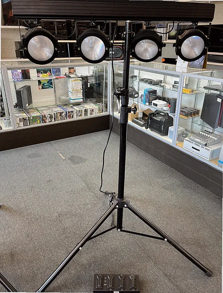 Dotz TPar System Portable Stage LED Lights DJ Lights W/Stand, Bag, Manual
