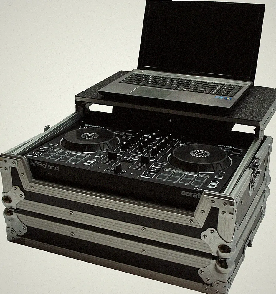 Fits Roland DJ-202 Harmony HCDJ202LT Flight Glide DJ Case with Laptop Stand