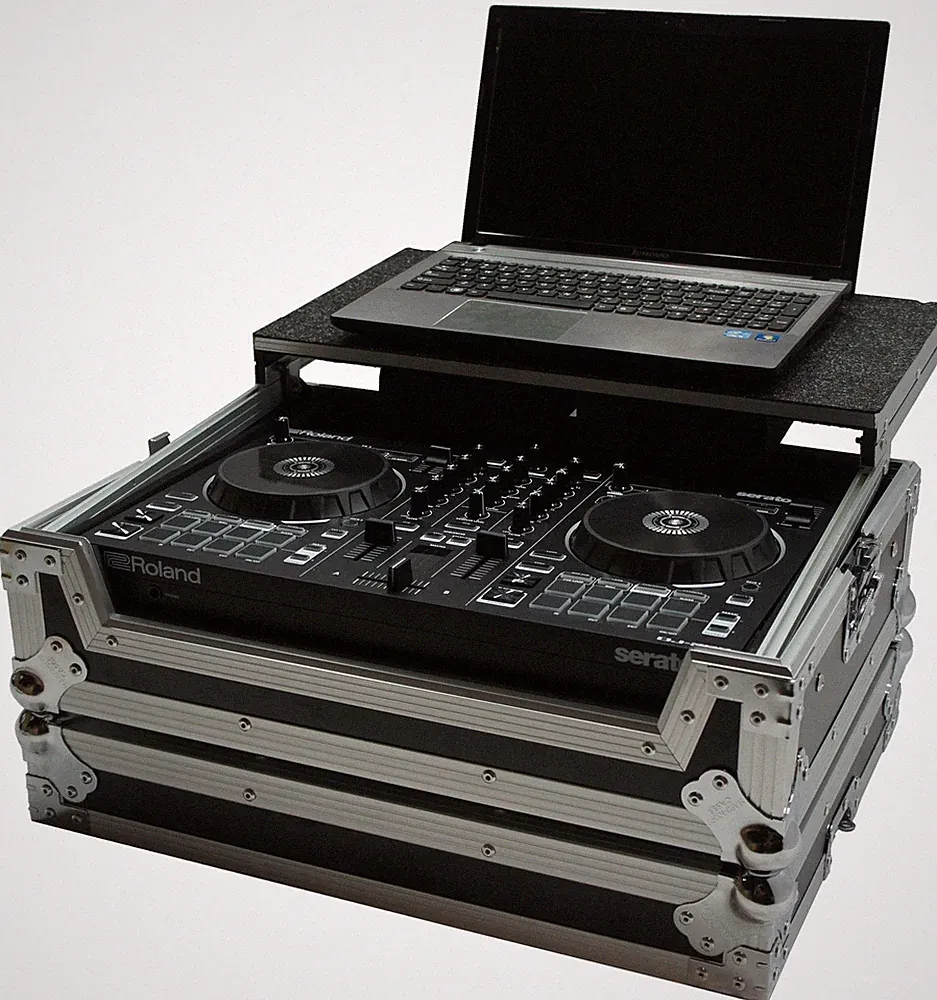 Fits Roland DJ-202 Harmony HCDJ202LT Flight Glide DJ Case with Laptop Stand