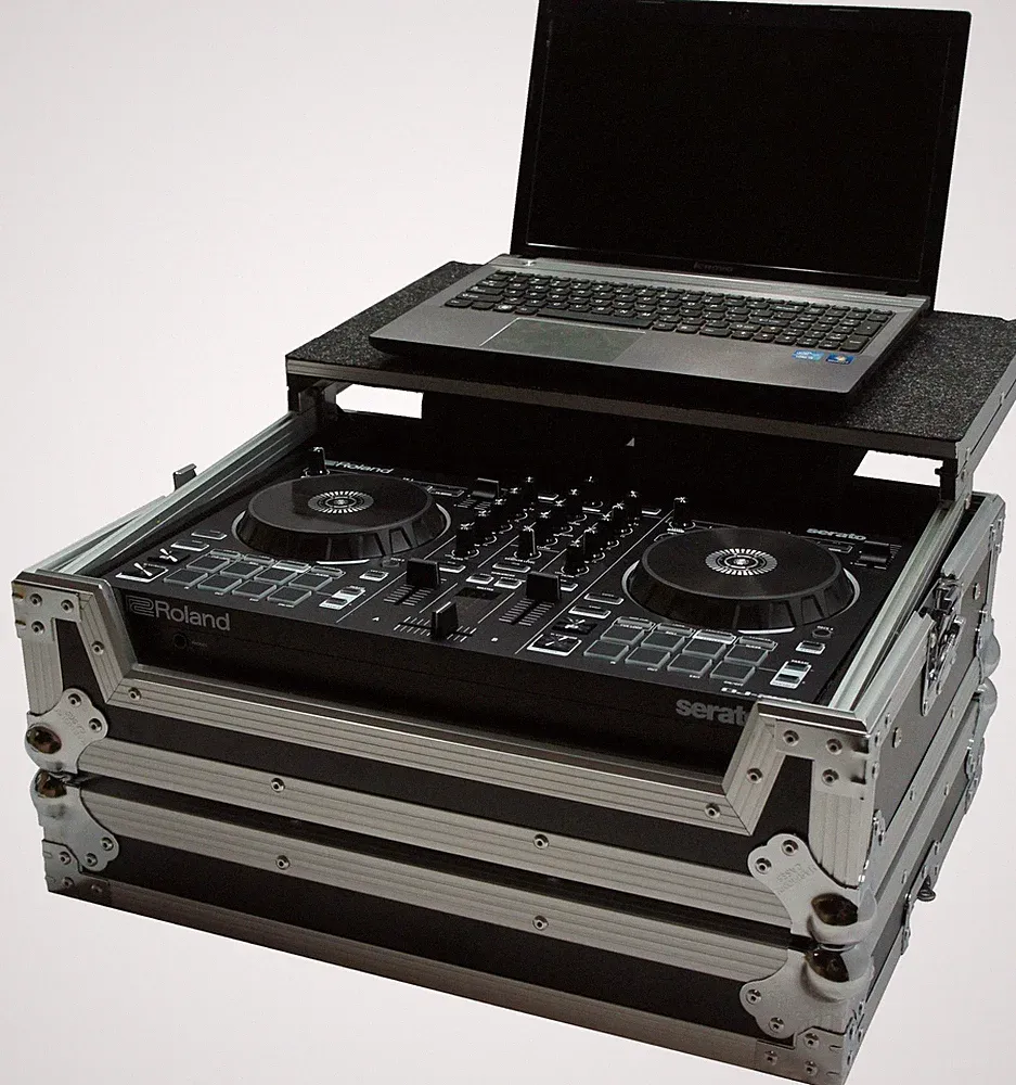 Fits Roland DJ-202 Harmony HCDJ202LT Flight Glide DJ Case with Laptop Stand
