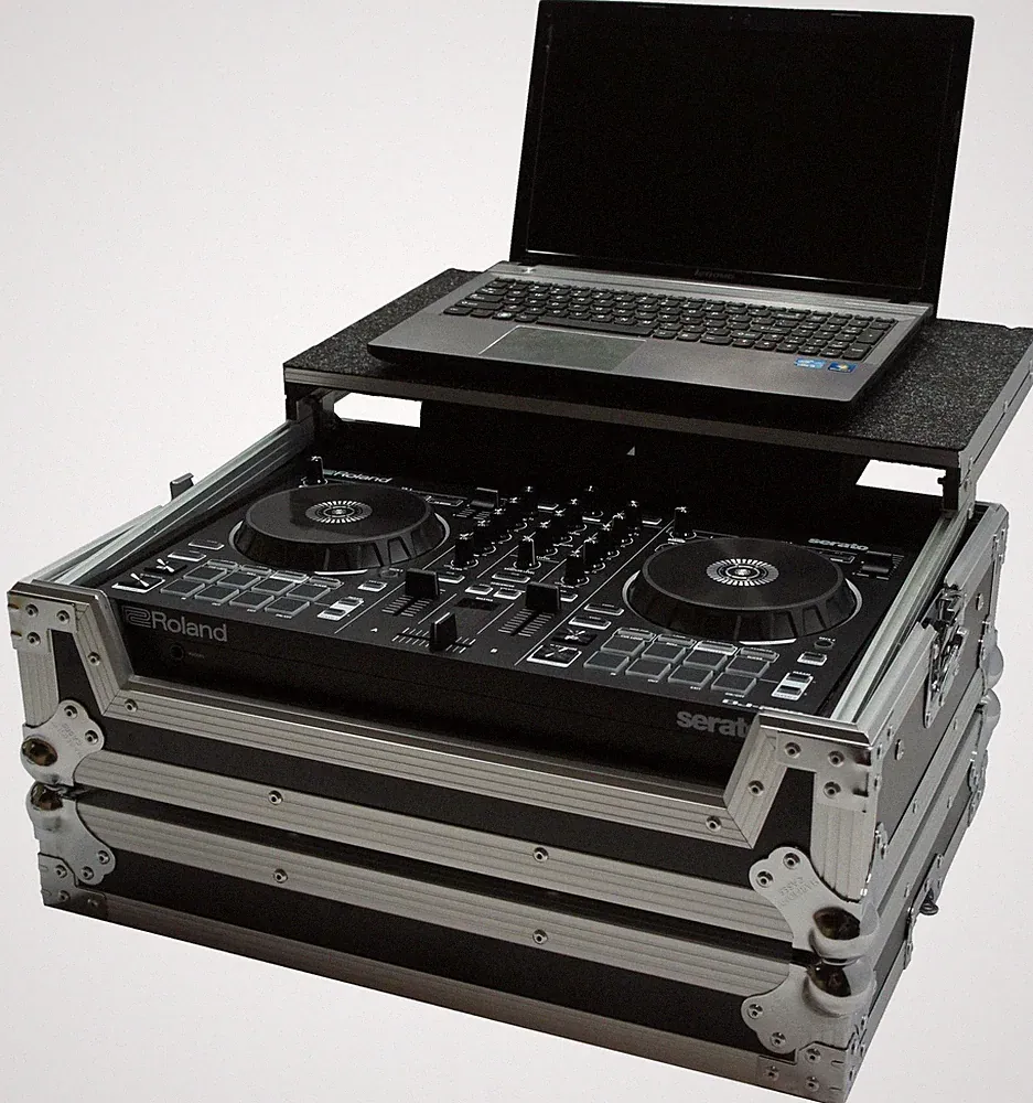 Fits Roland DJ-202 Harmony HCDJ202LT Flight Glide DJ Case with Laptop Stand