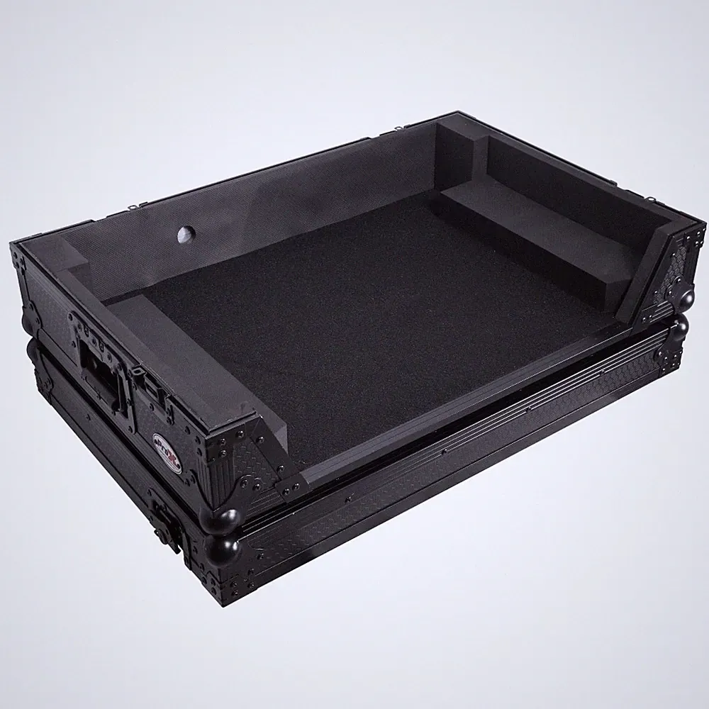 Flight Case For RANE SYSTEM ONE Dj Controller Wheels Black on Black 1U