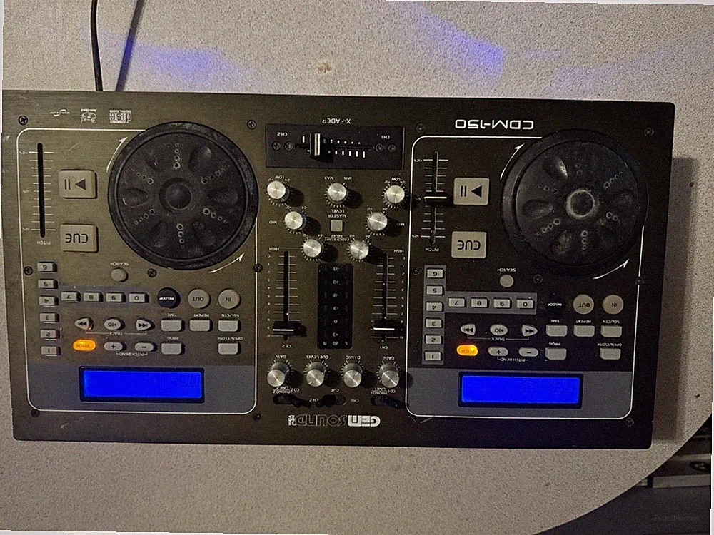 Gem Sound New York CDM-150 Dual-Compact Disc Player DJ Mixer - Read Description