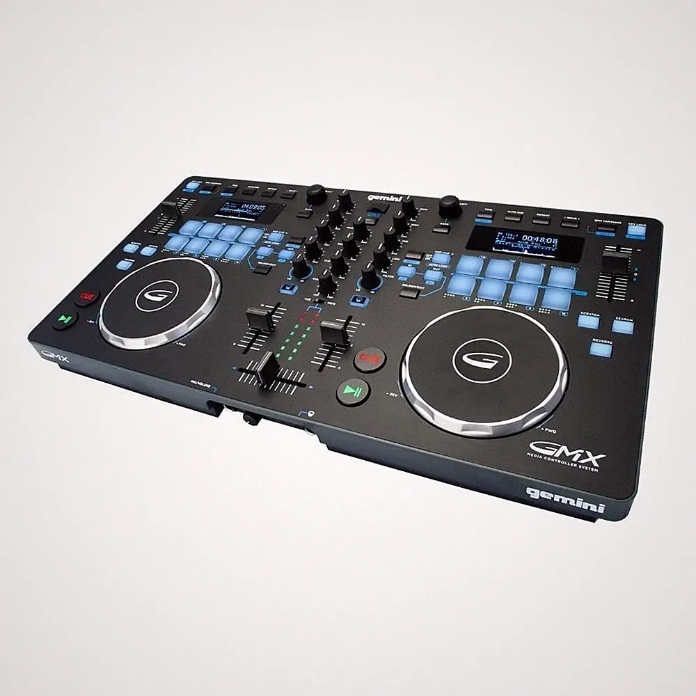Gemini GMX Professional DJ Audio Equipment GMX MIDI Controller Dual Media Player