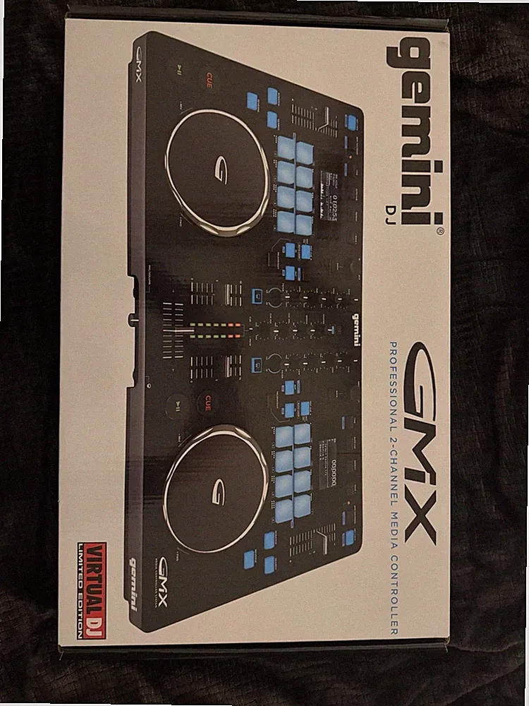Gemini GMX Professional DJ Audio Equipment GMX MIDI Controller Dual Media Player