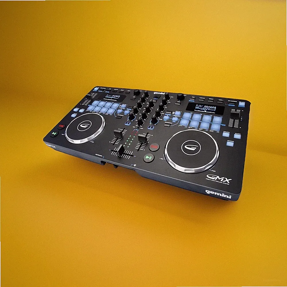 Gemini GMX Professional DJ Media Player Two-Channel Performance W/HeadPhones!