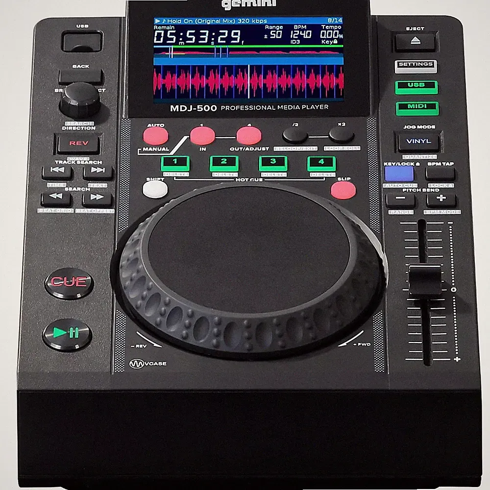 Gemini MDJ-500 Professional USB DJ Media Player