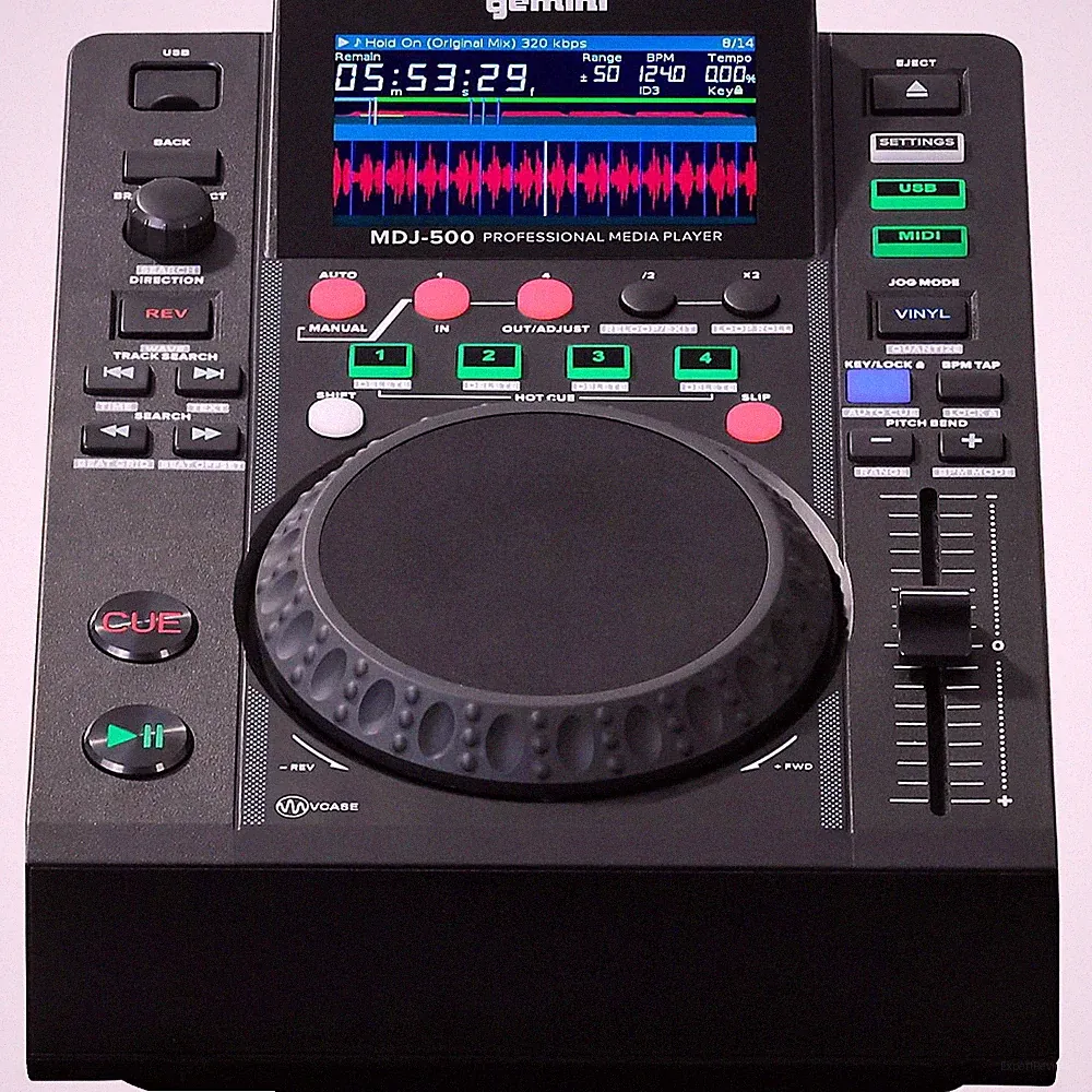 Gemini MDJ-500 Professional USB DJ Media Player