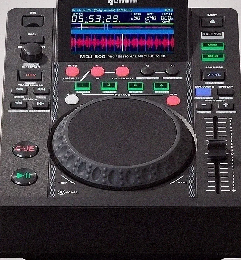Gemini MDJ-600 Professional DJ Audio Equipment CD USB Media Player for JD Deck