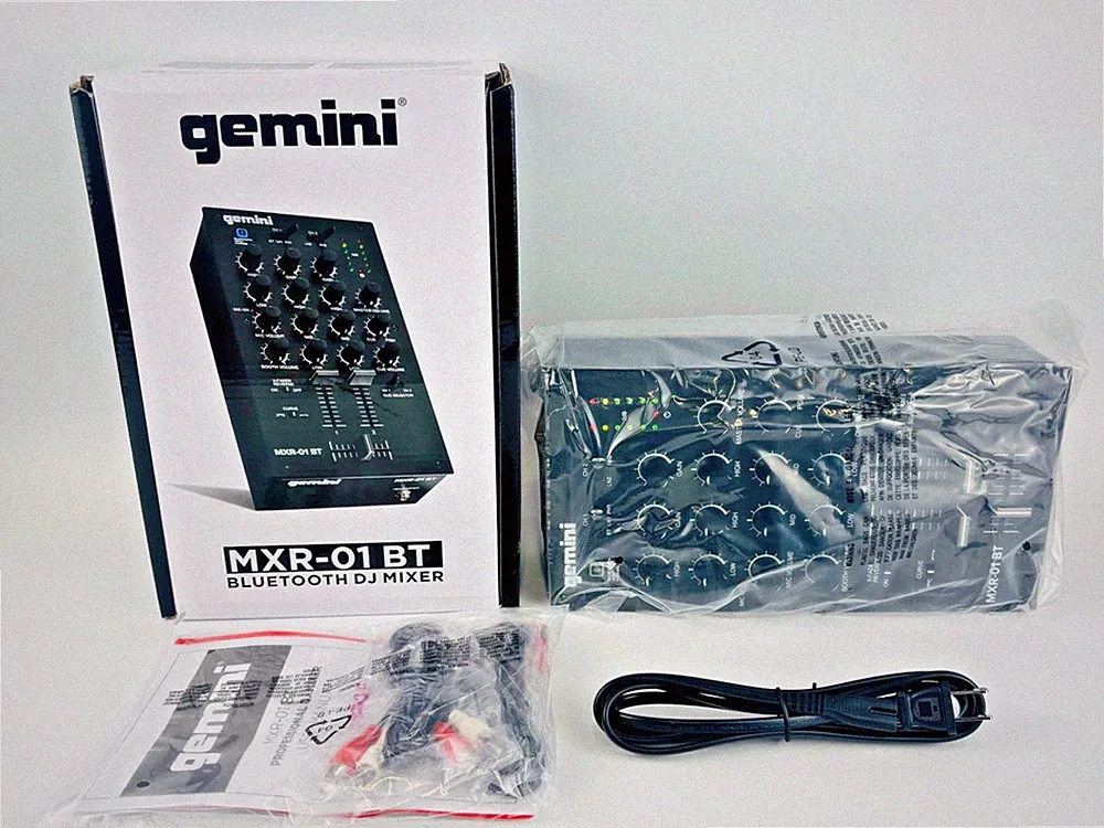 Gemini MXR-01BT 2 Channel Bluetooth DJ Mixer