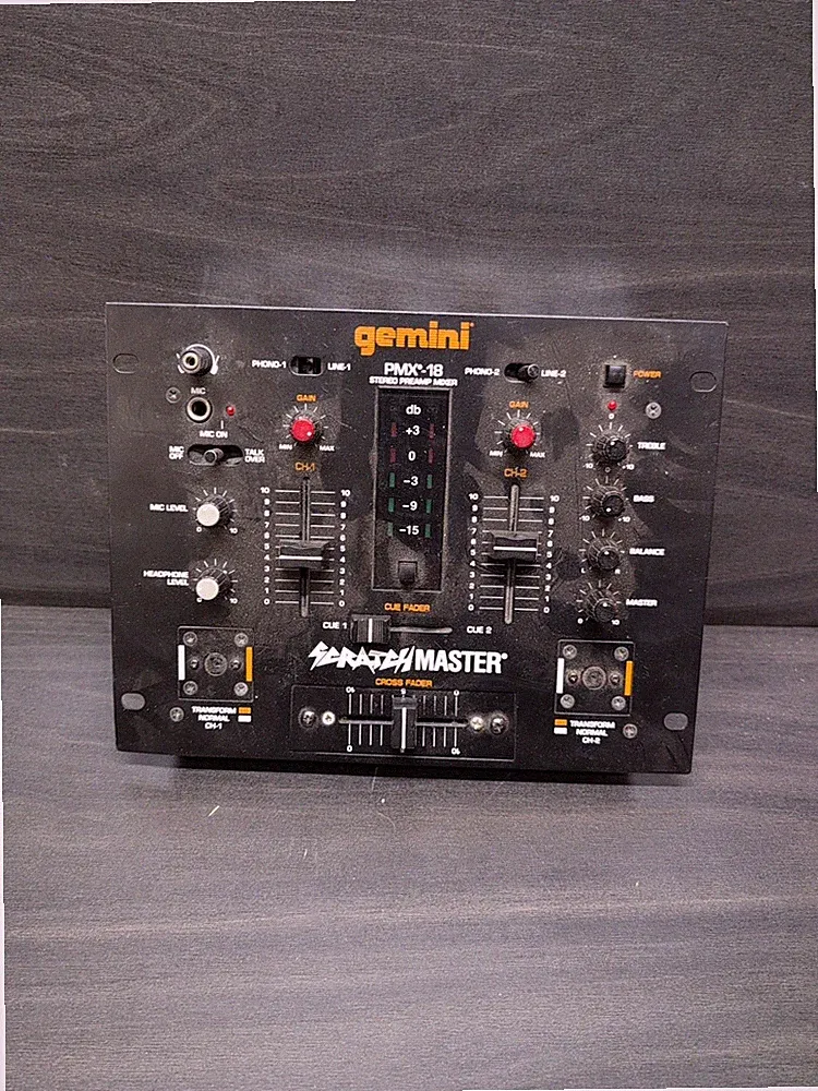 Gemini PMX-18 Preamp Mixer DJ Audio Console