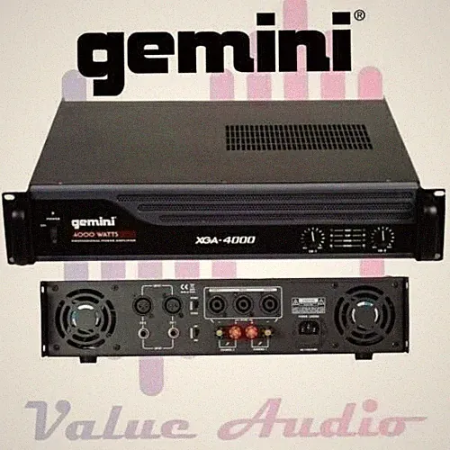 Gemini Pro Audio Equipment Mountable 4000 Watt PA Systems DJ Speakers Amplifiers