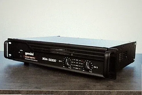 Gemini Professional Audio Equipment 2 Channel 5000 Watt Power Amplifier