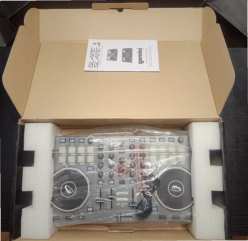 Gemini Serato Slate 4 4-Channel Channel Slim DJ Controller | Tested, Working