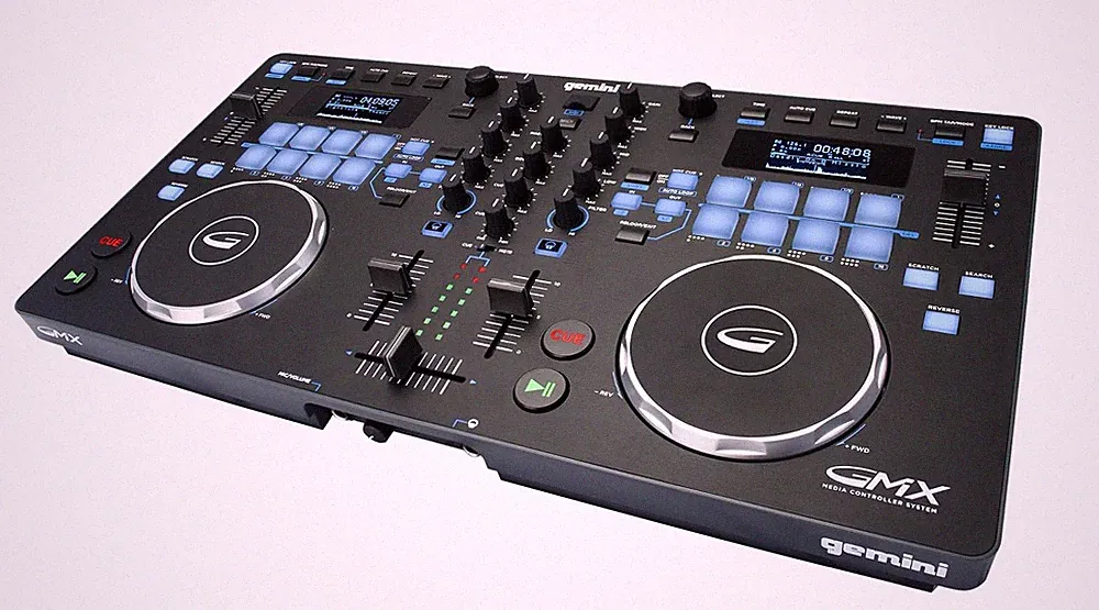 Gemini Sound GMX Versatile DJ Controller & Media Player Compact USB/MIDI System