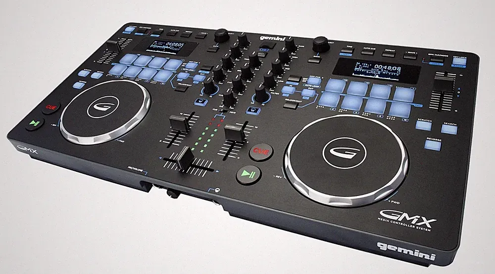 Gemini Sound GMX Versatile DJ Controller & Media Player USB/MIDI System