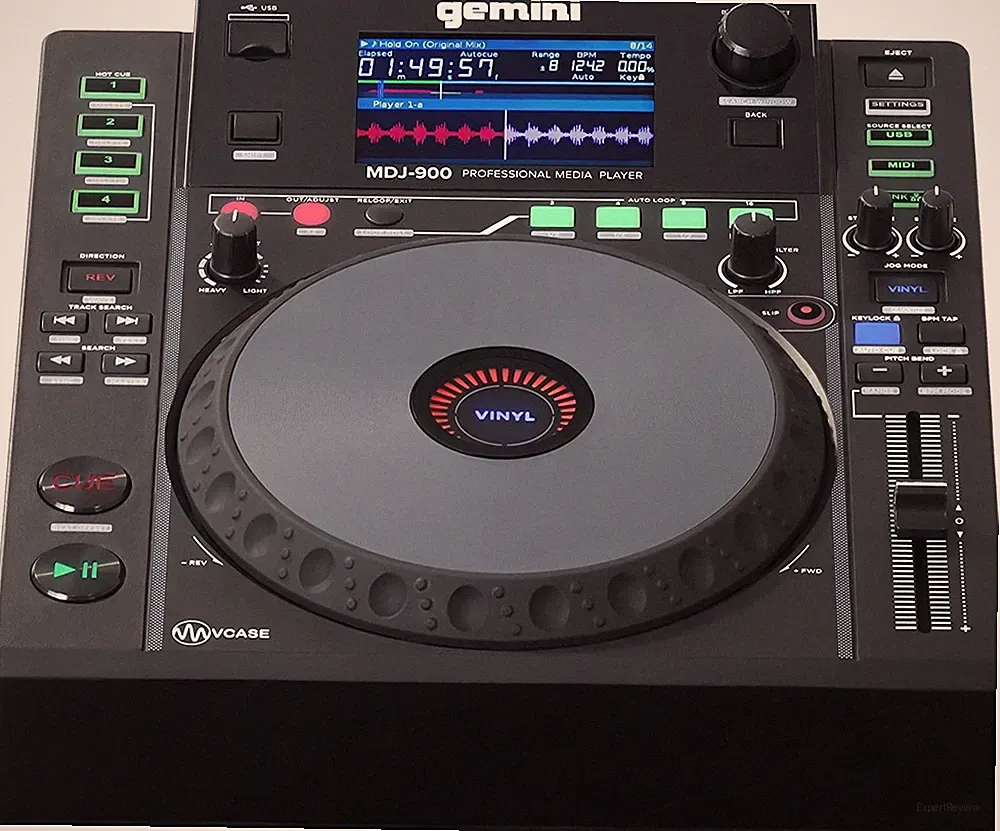 Gemini Sound MDJ-900 Professional Audio DJ Media Player with 4.3 Inch Full
