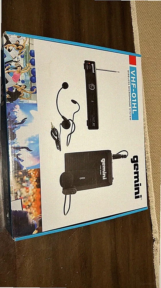 Gemini Sound VHF-01HL Professional Audio DJ Equipment Single Channel Wireless...