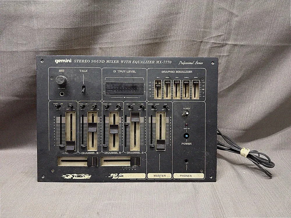 Gemini Stereo Sound Mixer With Equalizer #MX-7770 *NOT TESTED*