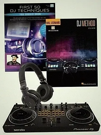 Hal Leonard DJ Starter Pack with Pioneer DDJ-REV1 Controller+headphones+Learn...