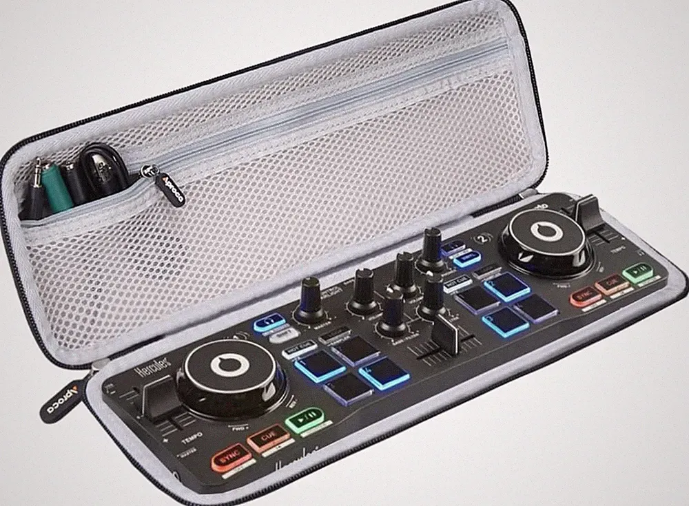 Hard Carry Travel Case for Hercules Djcontrol Starlight Pocket USB DJ Controller