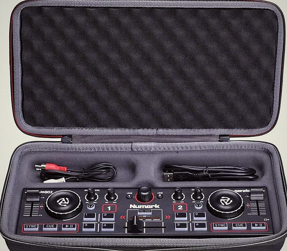 Hard Case for Numark DJ2GO2 Touch or Numark DJ2GO2 Pocket DJ Controller - Travel