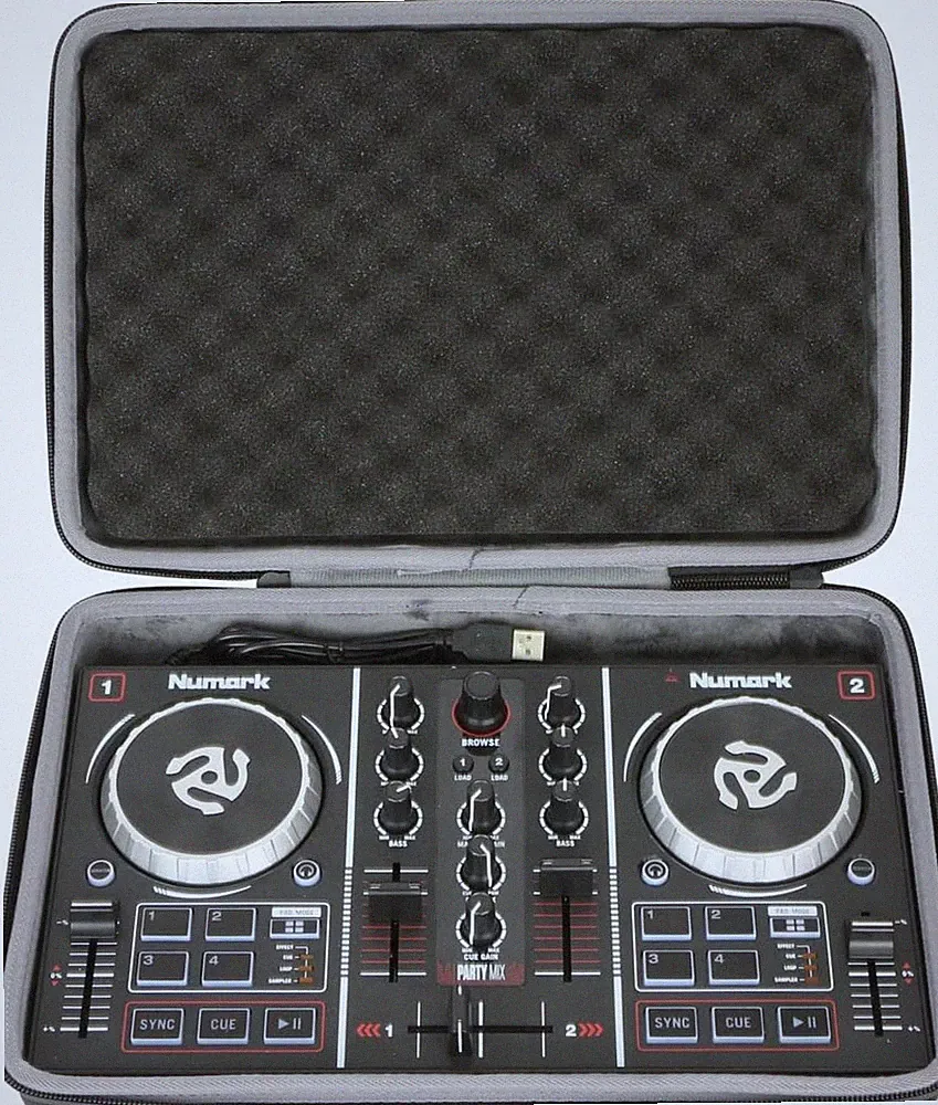 Hard Case Replacement for Numark Party Mix II DJ Controller