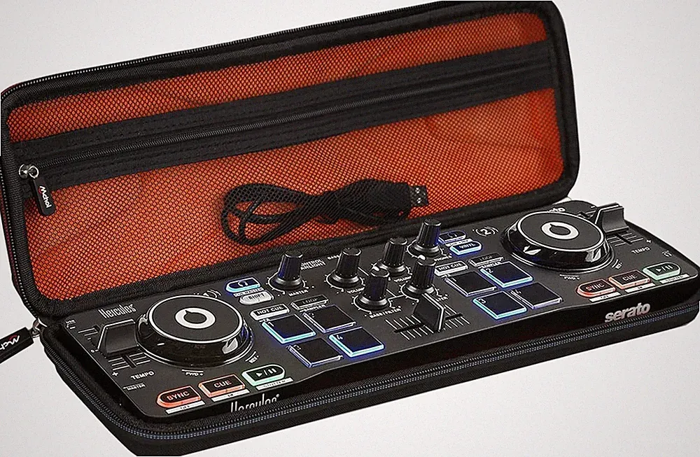 Hard Portable Case Compatible with Hercules Djcontrol Starlight Pocket USB DJ Co