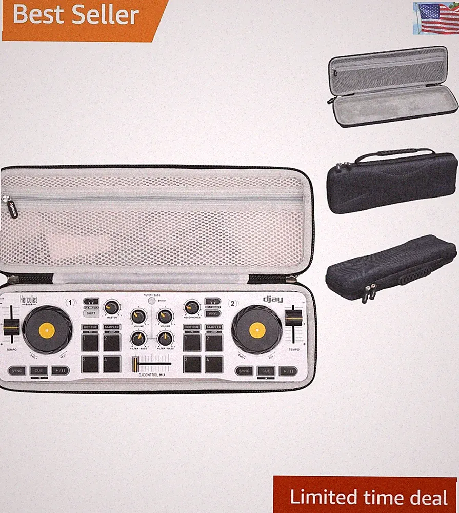 Hard Storage Case for Hercules DJControl Mix - Travel Safe & Secure