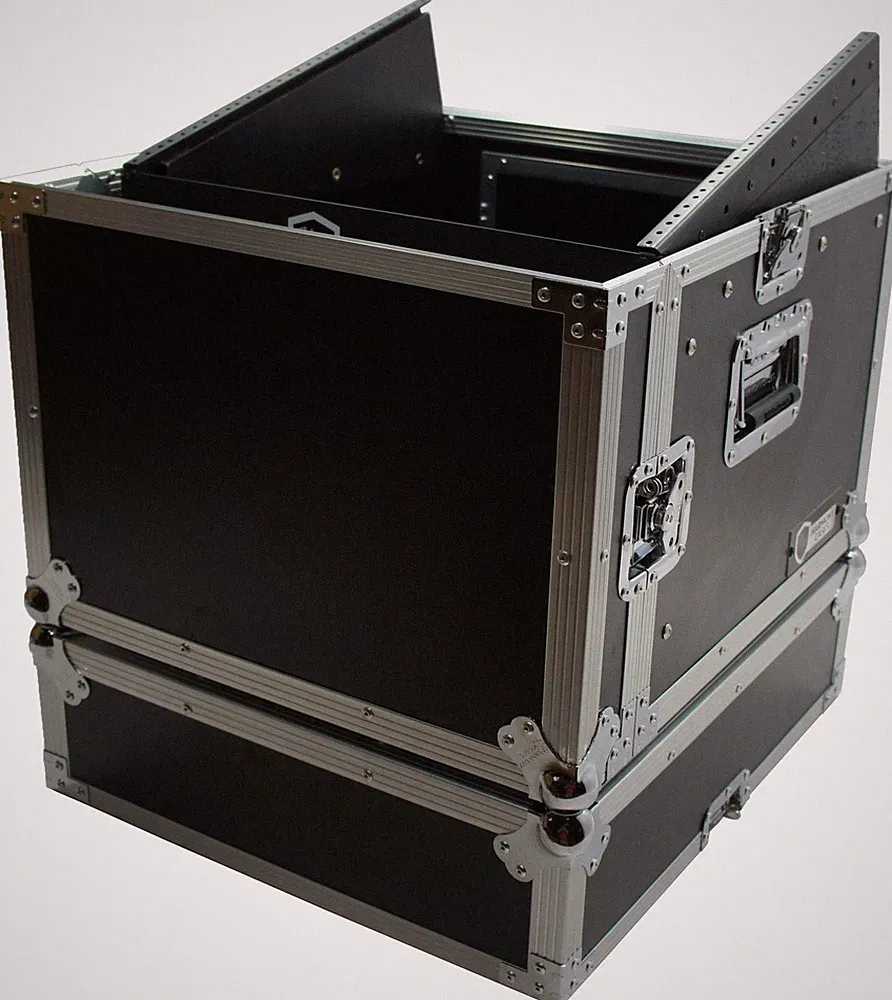 Harmony Case HCM6U DJ Pro Audio 10U Slant Top 8U Vertical Mixer Rack Case New