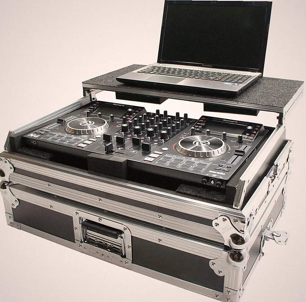Harmony DJ HCNVLT Flight Glide Laptop Stand Road DJ Custom Case fits Numark NV