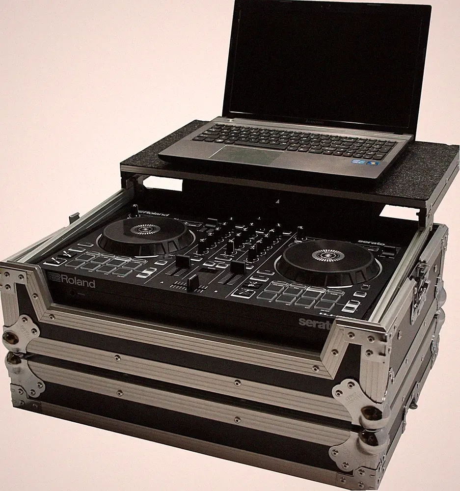 Harmony HCDJ202LT Flight Glide Laptop Stand DJ Custom Case for Roland DJ-202 New