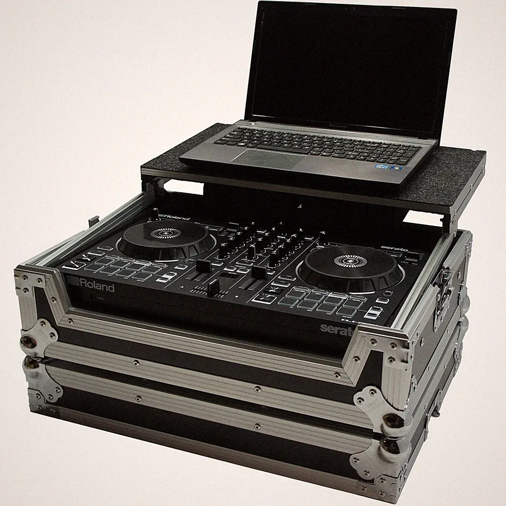 Harmony HCDJ202LT Flight Glide Laptop Stand DJ Custom Case for Roland DJ-202 New