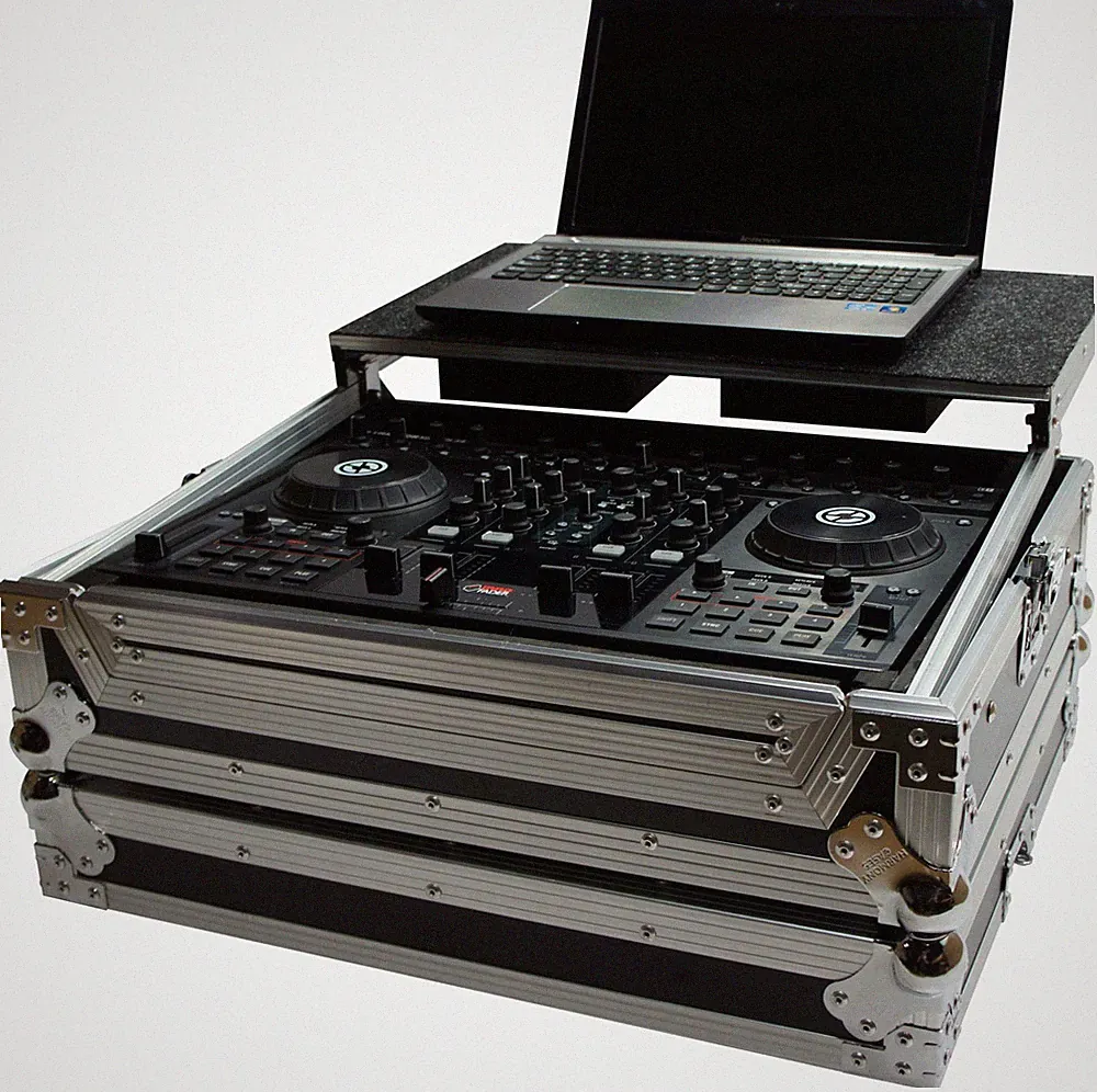Harmony HCTKS4LT Flight Glide Laptop Stand DJ Custom Case for Traktor Kontrol S4