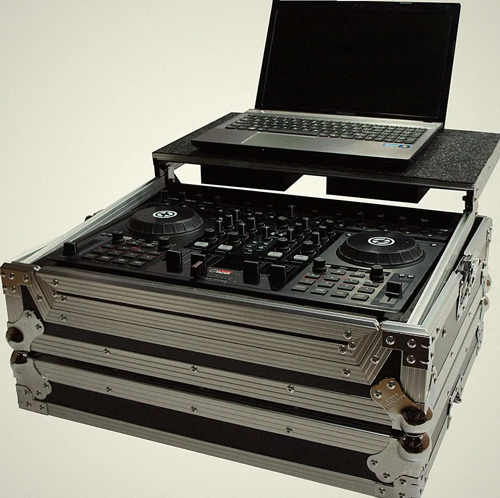 Harmony HCTKS4LT Flight Glide Laptop Stand DJ Custom Case for Traktor Kontrol S4