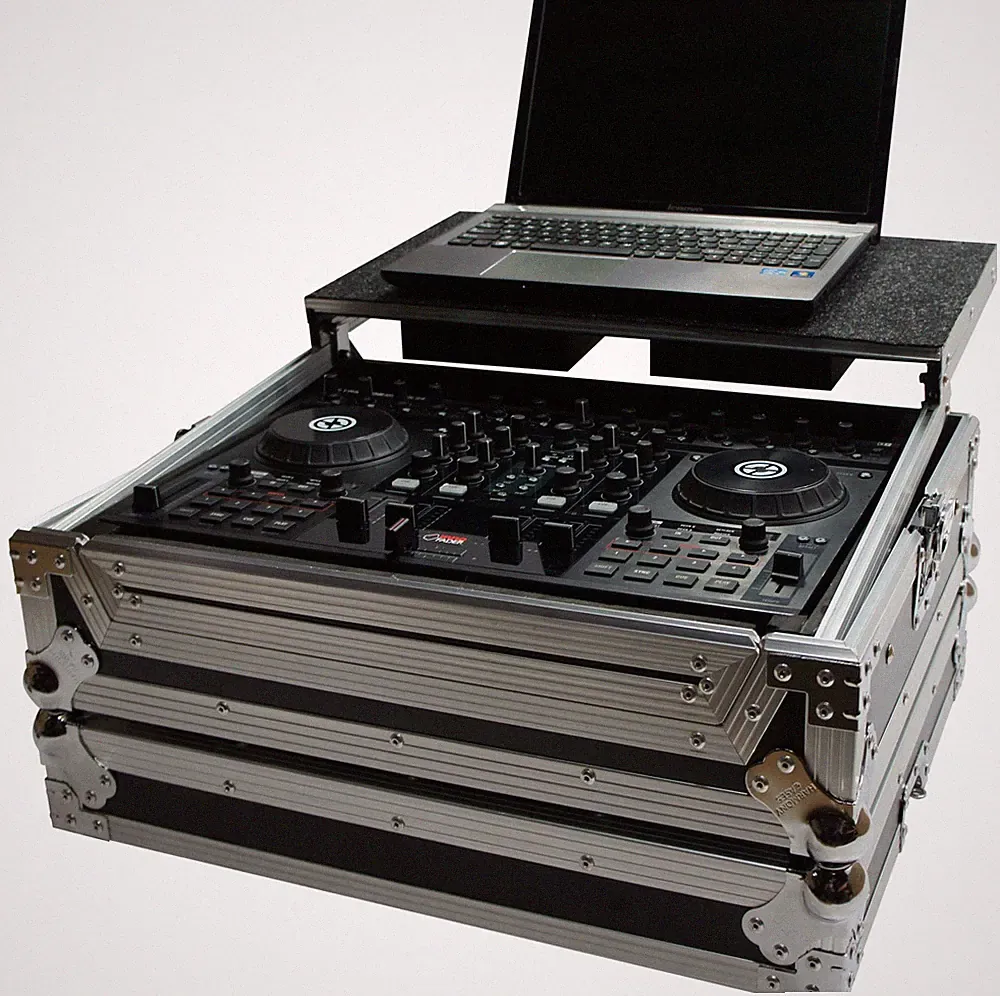 Harmony HCTKS4LT Flight Glide Laptop Stand DJ Custom Case for Traktor Kontrol S4