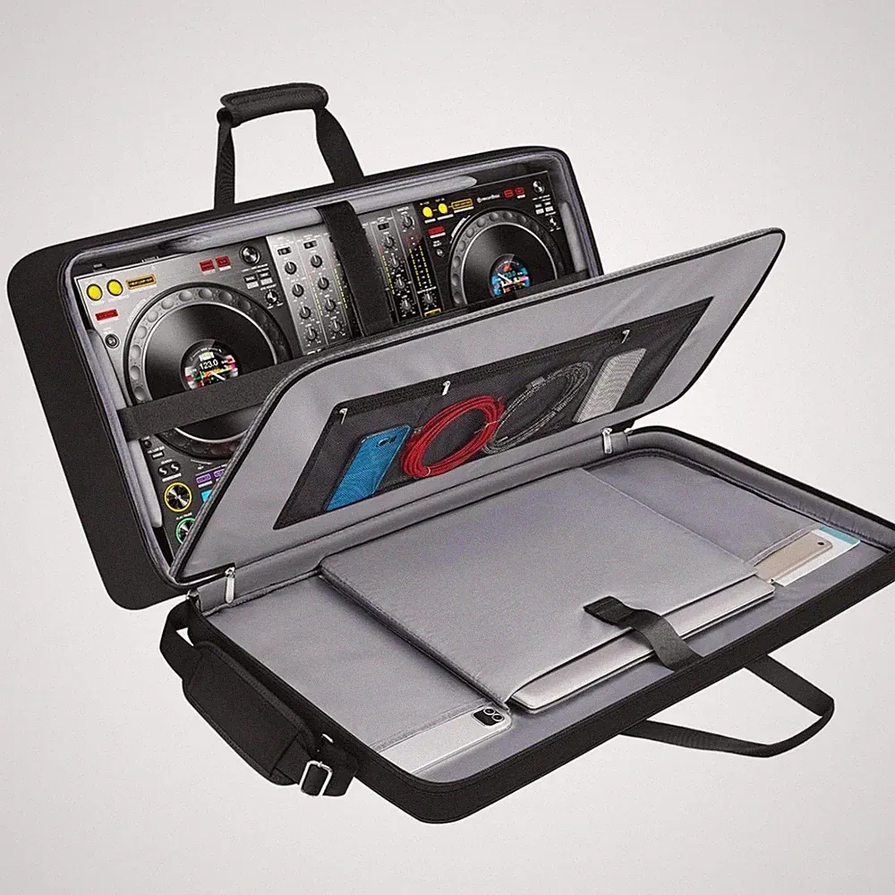 Heavy Duty DJ Controller Bag for DDJ-1000, Adjustable Strap