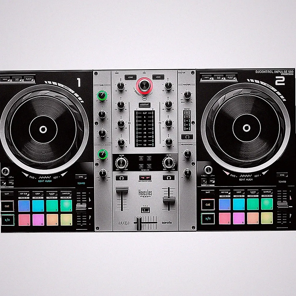Hercules DJ Control Inpulse 500, Limited-Edition Silver