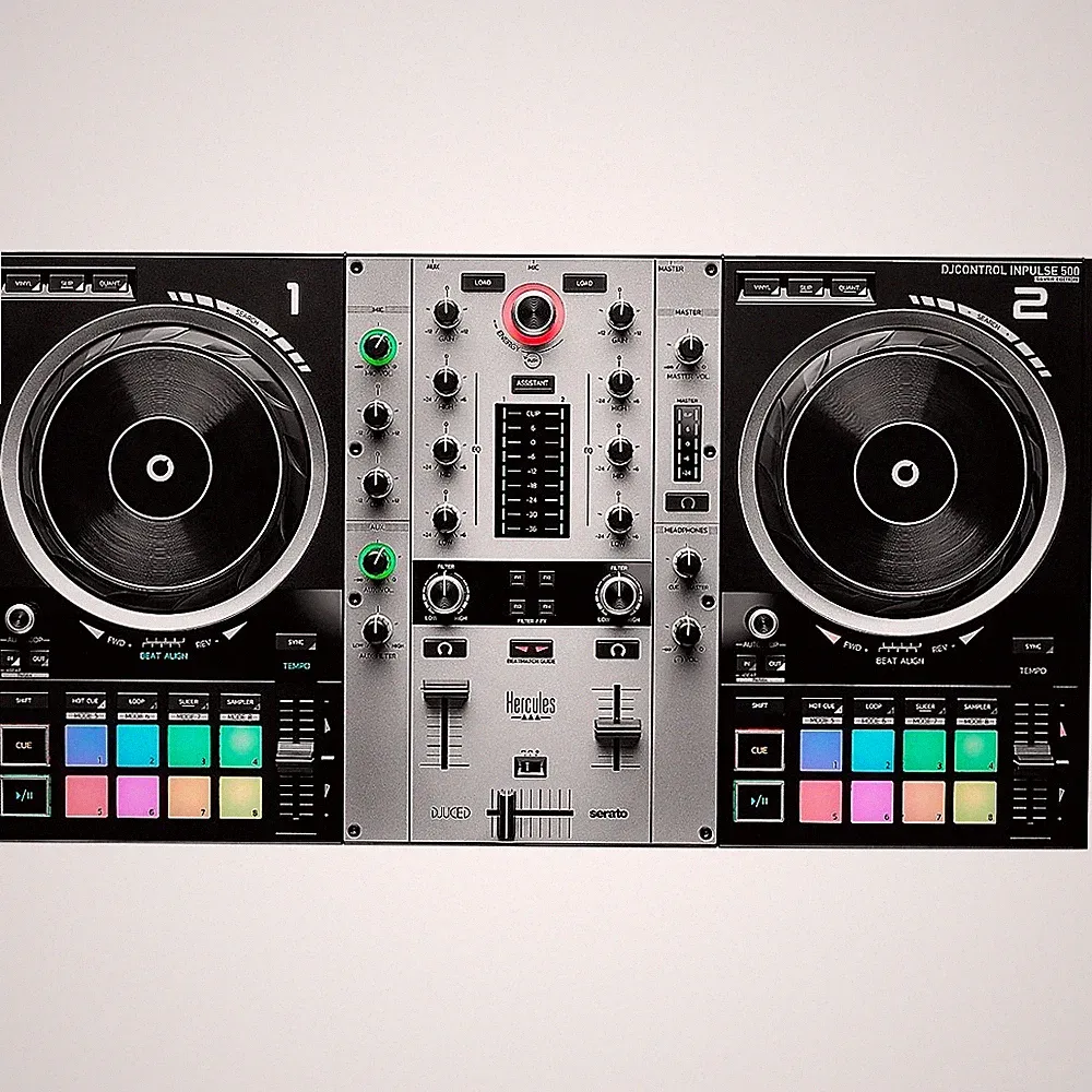 Hercules DJ Control Inpulse 500, LimitedEdition Silver