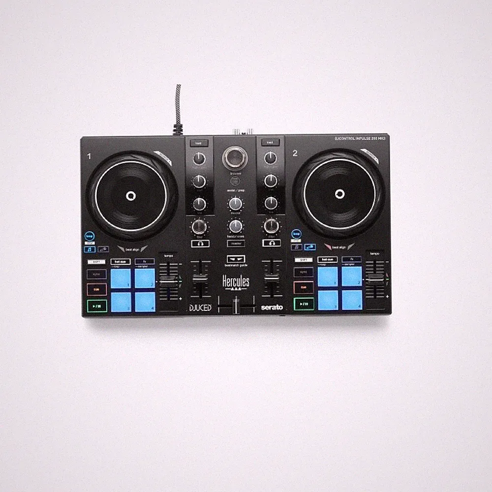 Hercules DJ Control Inpulse Model 200 MK3 2-Channel DJ Controller