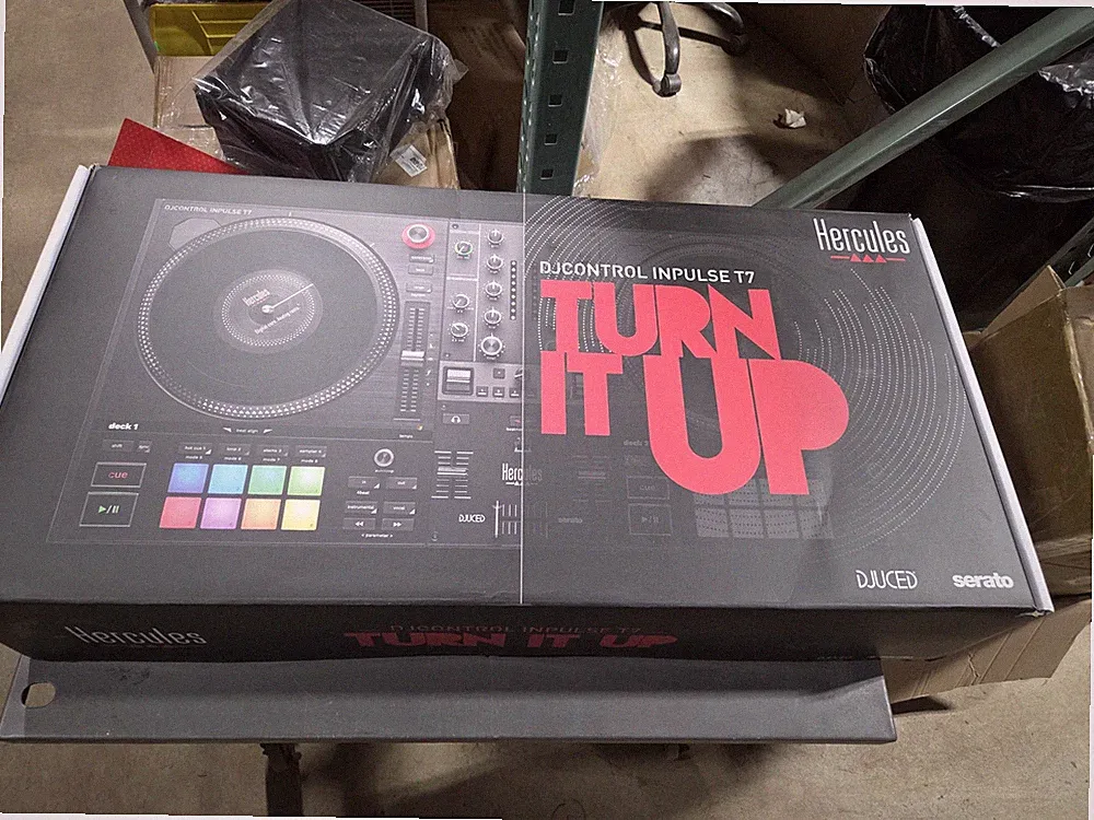 Hercules DJ Control Inpulse T7 2-Channel Motorized DJ Controller (B-Stock)