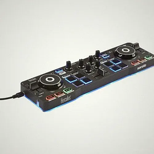 Hercules DJ Control Starlight Compact Controller w/ Built-in Serato Soundcard