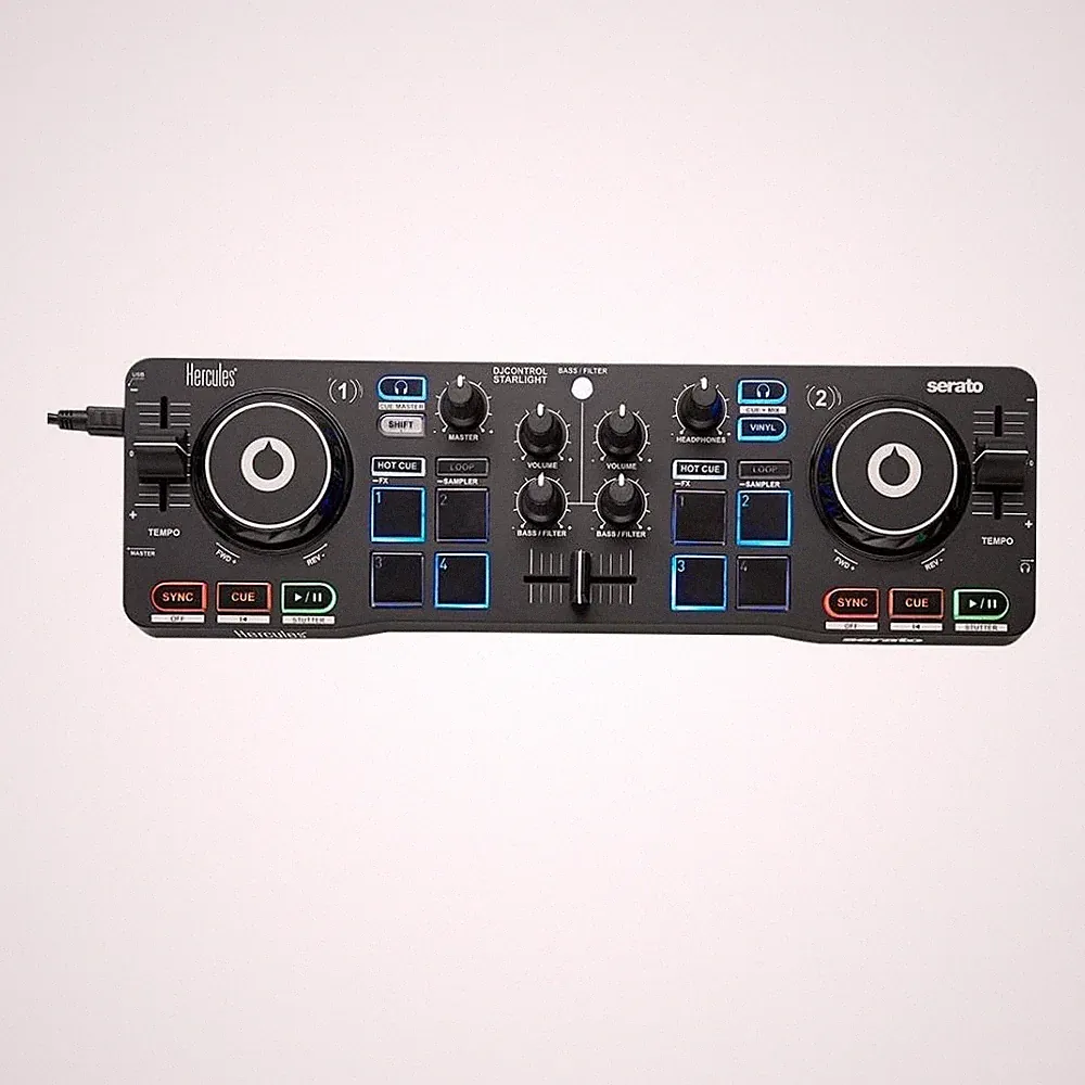 Hercules DJ Controller Starlight Serato DJ Lite USB