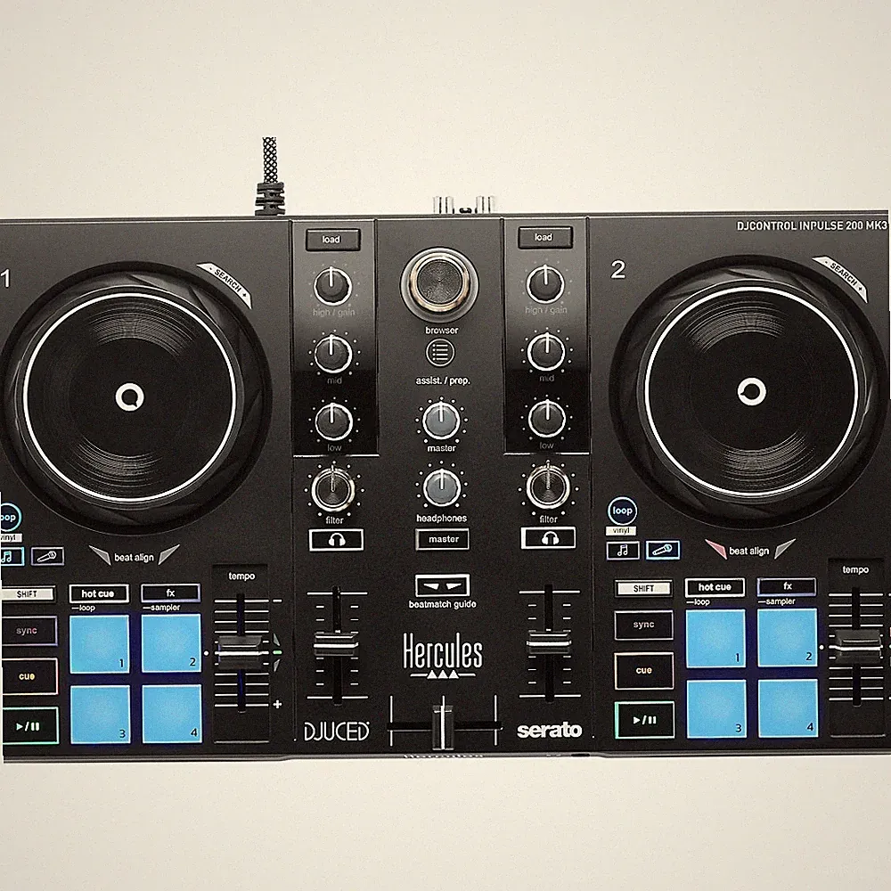 Hercules DJ DJControl Inpulse 200 MK3 2-Channel DJ Controller